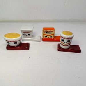 Maruchan‎ Ramen Cup Noodle Kawaii Miniature Set Collectible Chopstick Rests